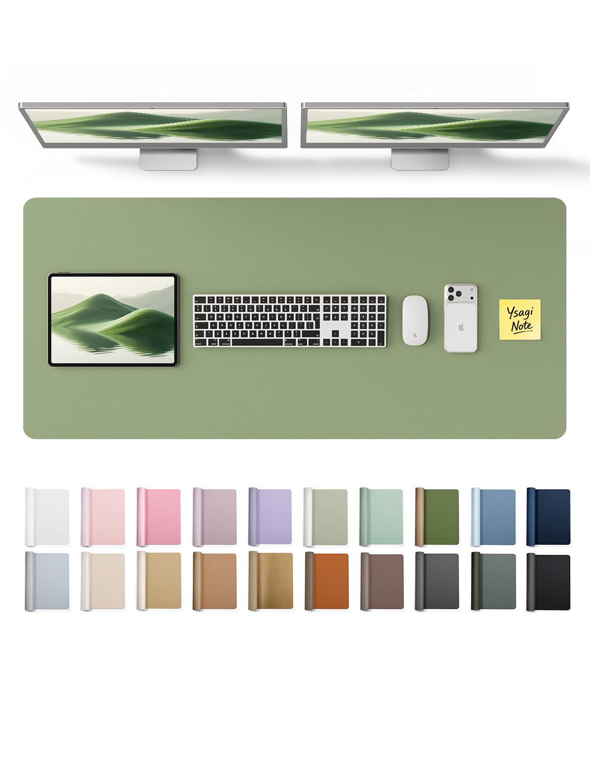 Waterproof PU Leather Desk Mat