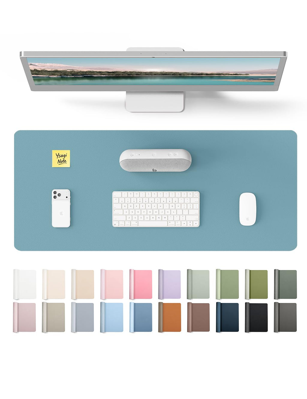 Waterproof PU Leather Desk Mat
