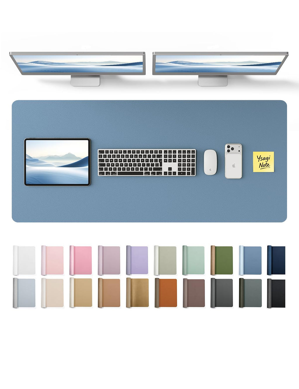 Waterproof PU Leather Desk Mat