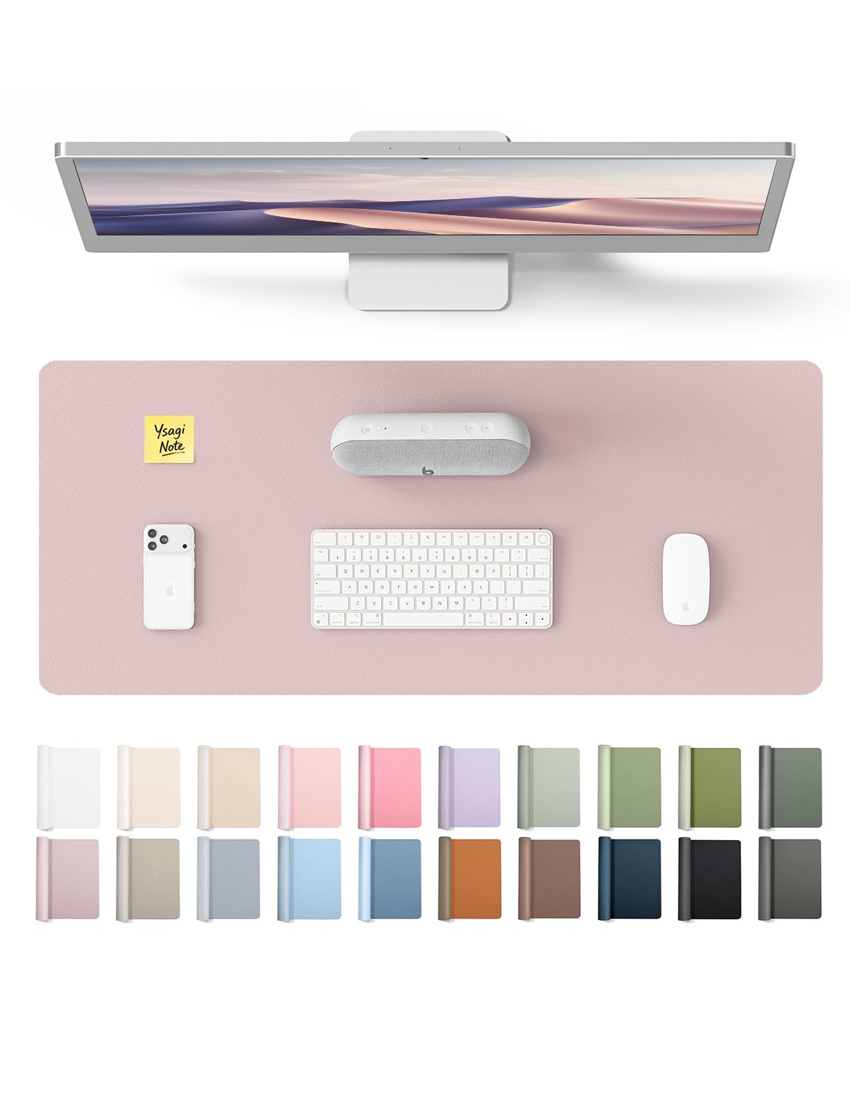 Waterproof PU Leather Desk Mat