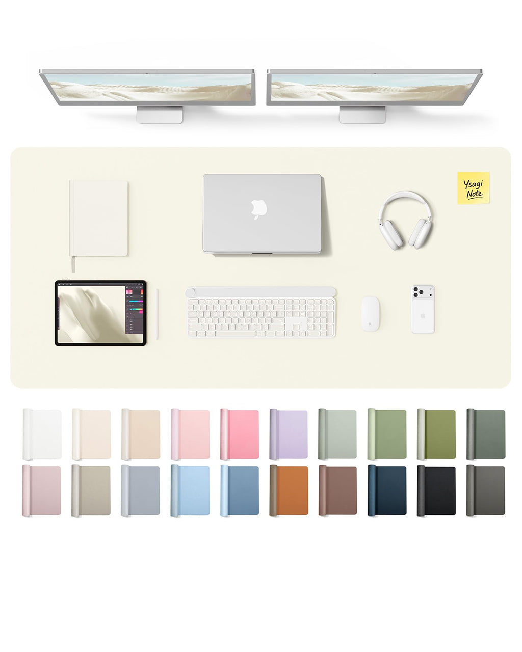 Waterproof PU Leather Desk Mat