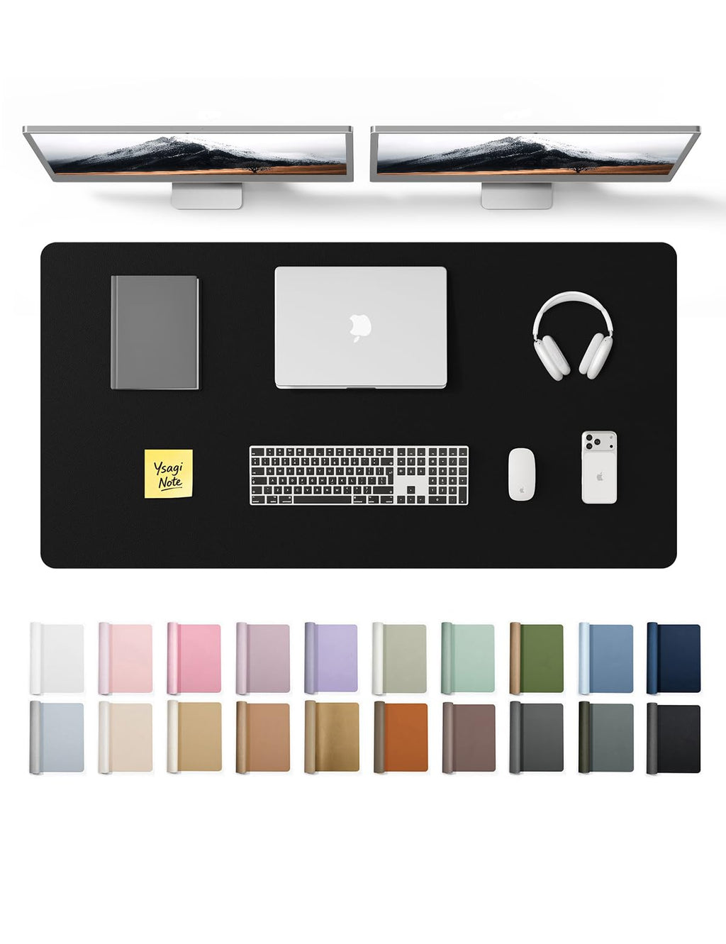 Waterproof PU Leather Desk Mat