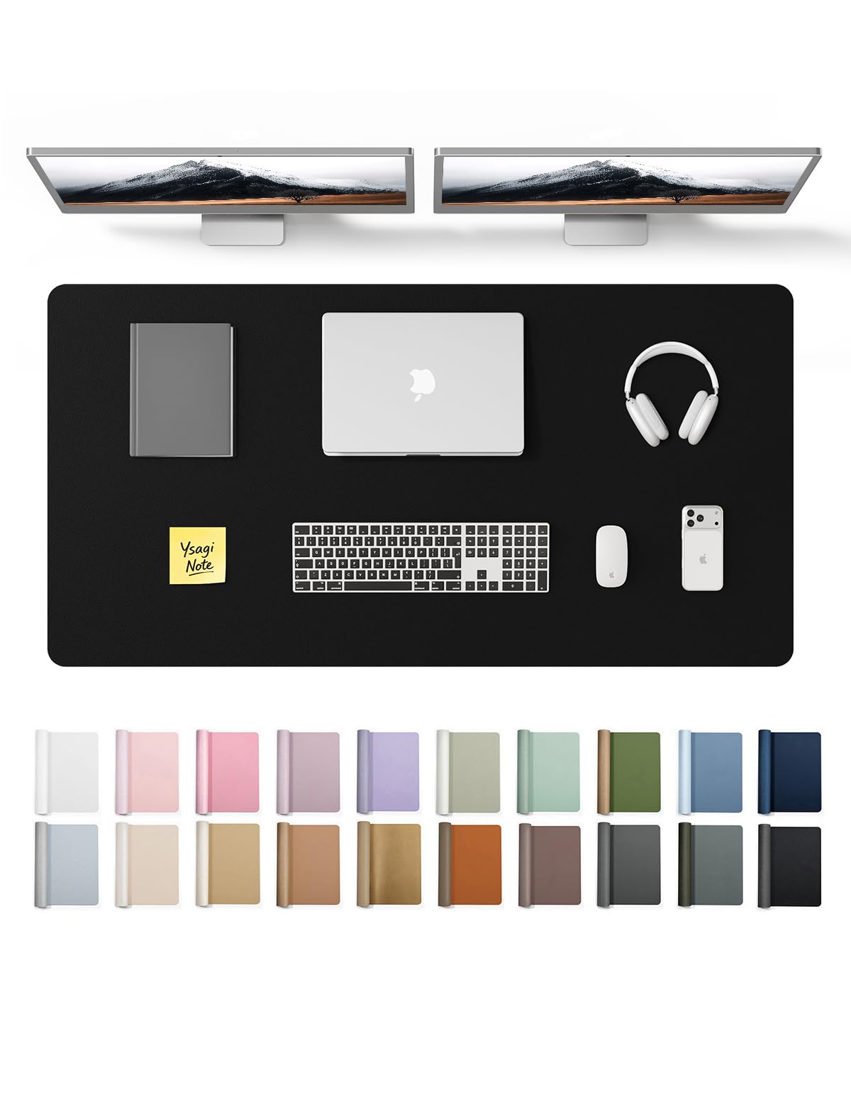 Waterproof PU Leather Desk Mat