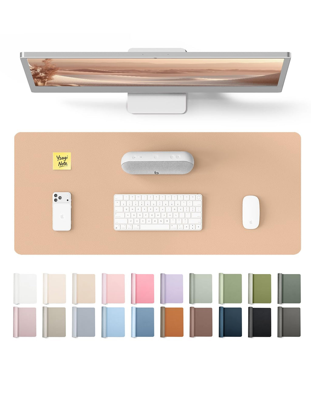Waterproof PU Leather Desk Mat