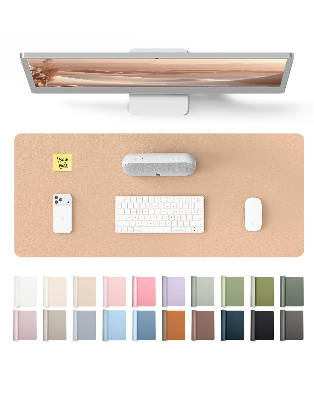 Waterproof PU Leather Desk Mat