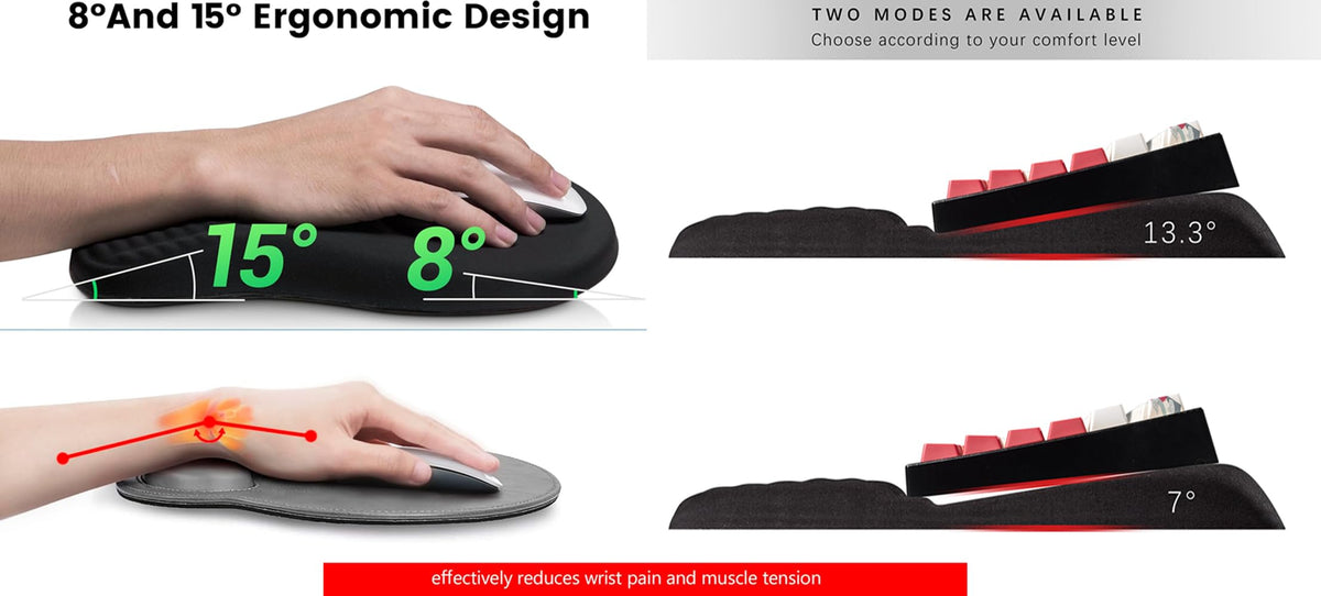 Memory Foam Wrist Rest Set