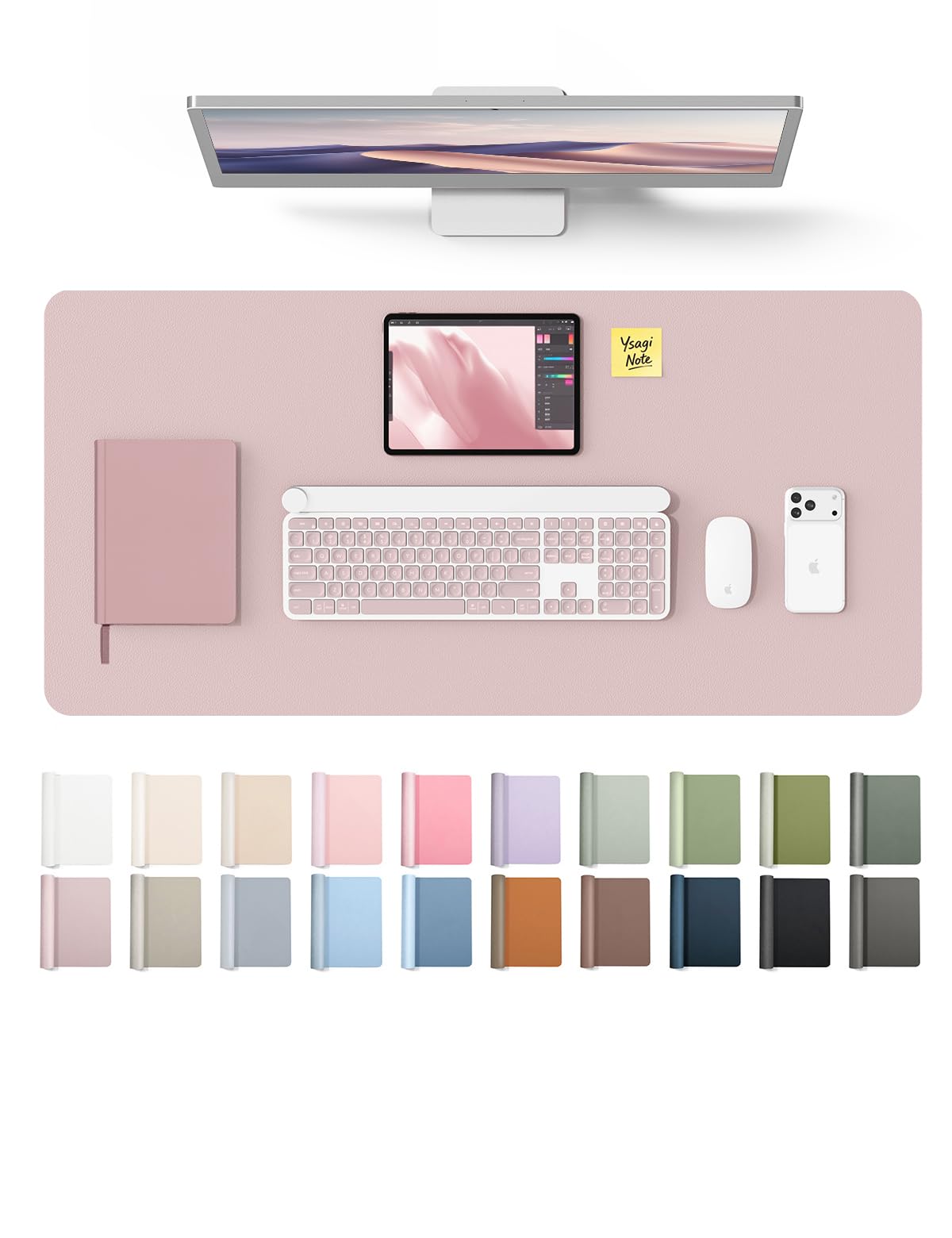 Waterproof PU Leather Desk Mat