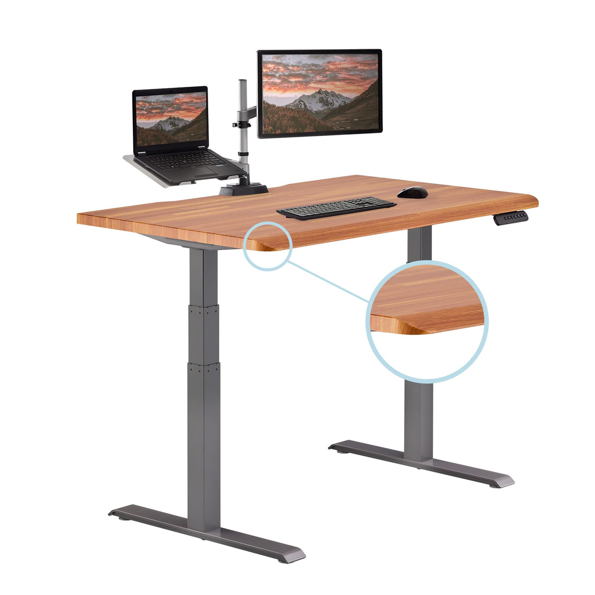 Comfort-Edge Adjustable Desk