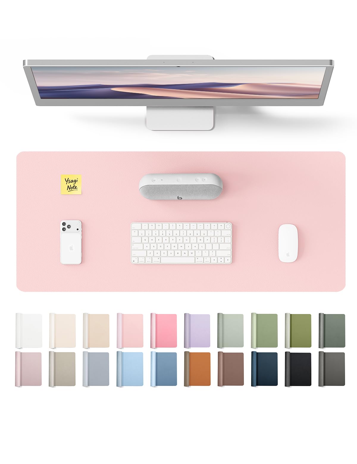 Waterproof PU Leather Desk Mat