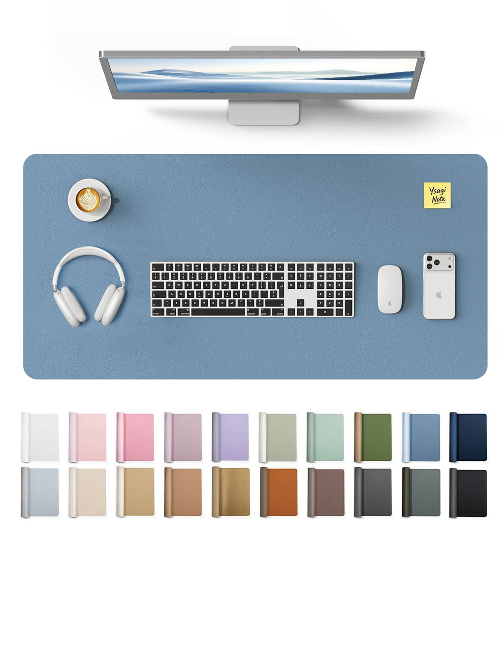 Waterproof PU Leather Desk Mat