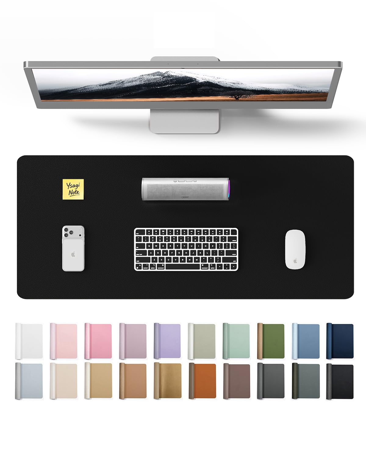 Waterproof PU Leather Desk Mat