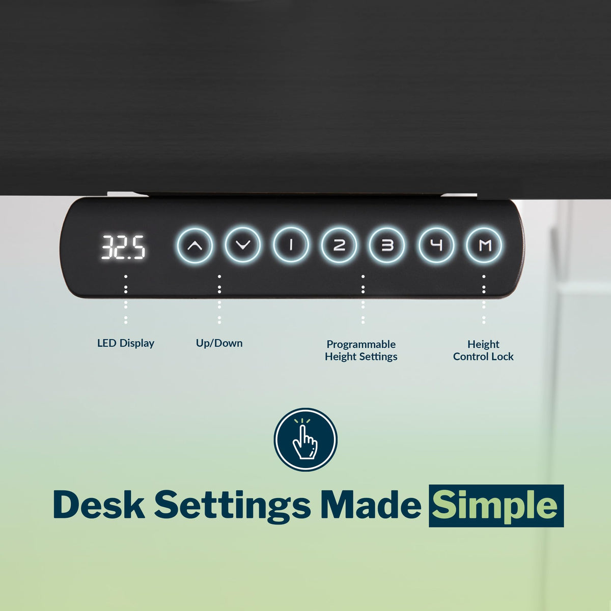 Electric L-Shaped Standing Desk