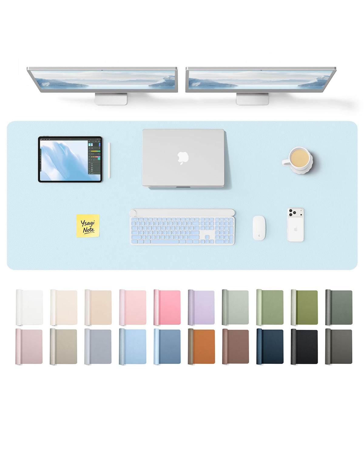 Waterproof PU Leather Desk Mat