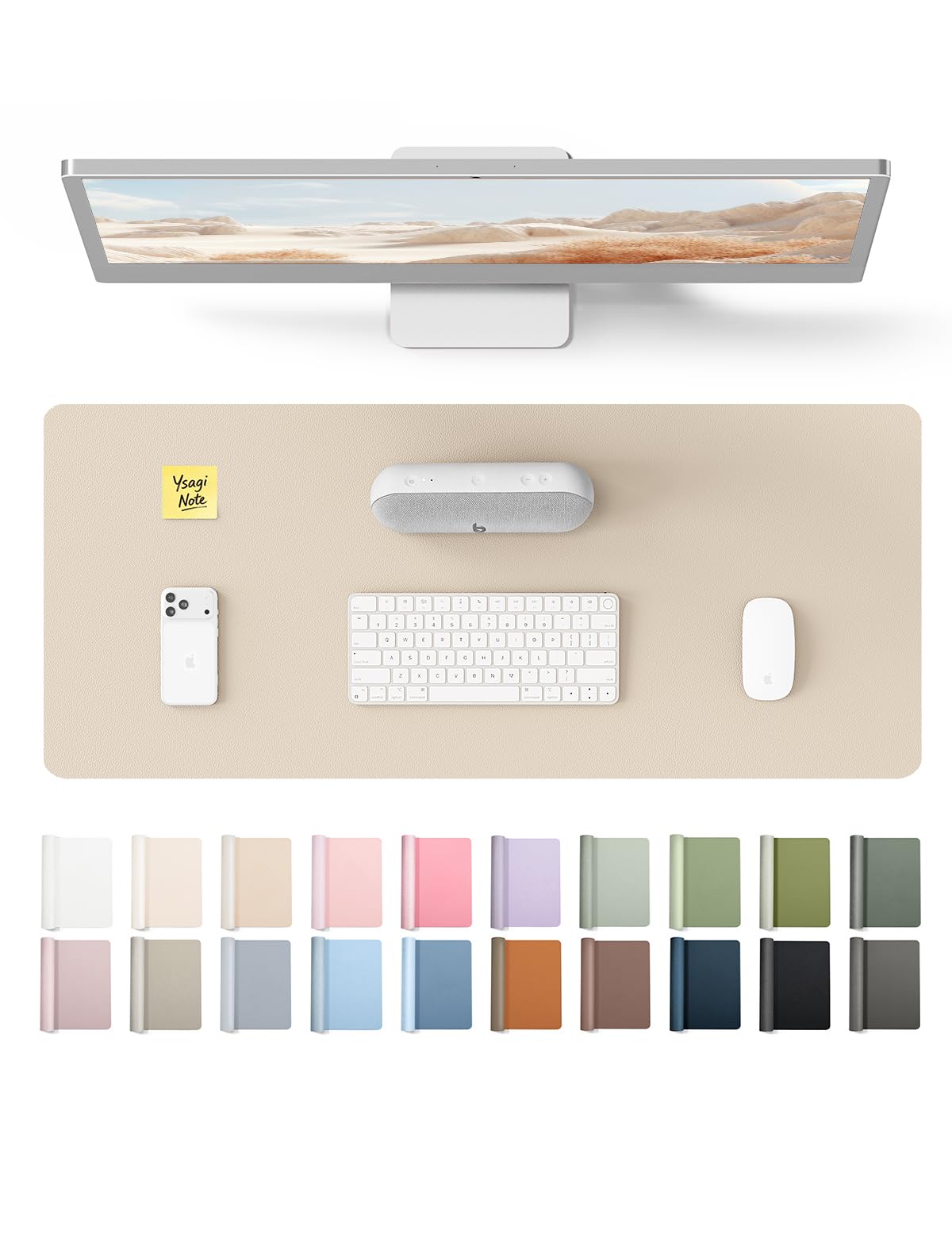 Waterproof PU Leather Desk Mat