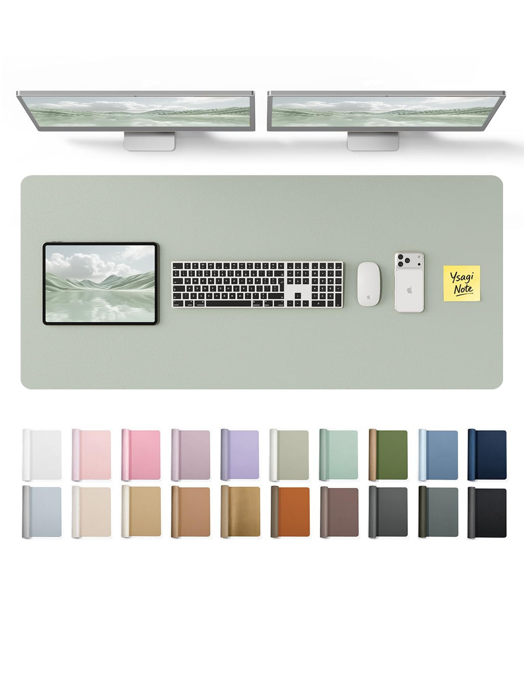 Waterproof PU Leather Desk Mat