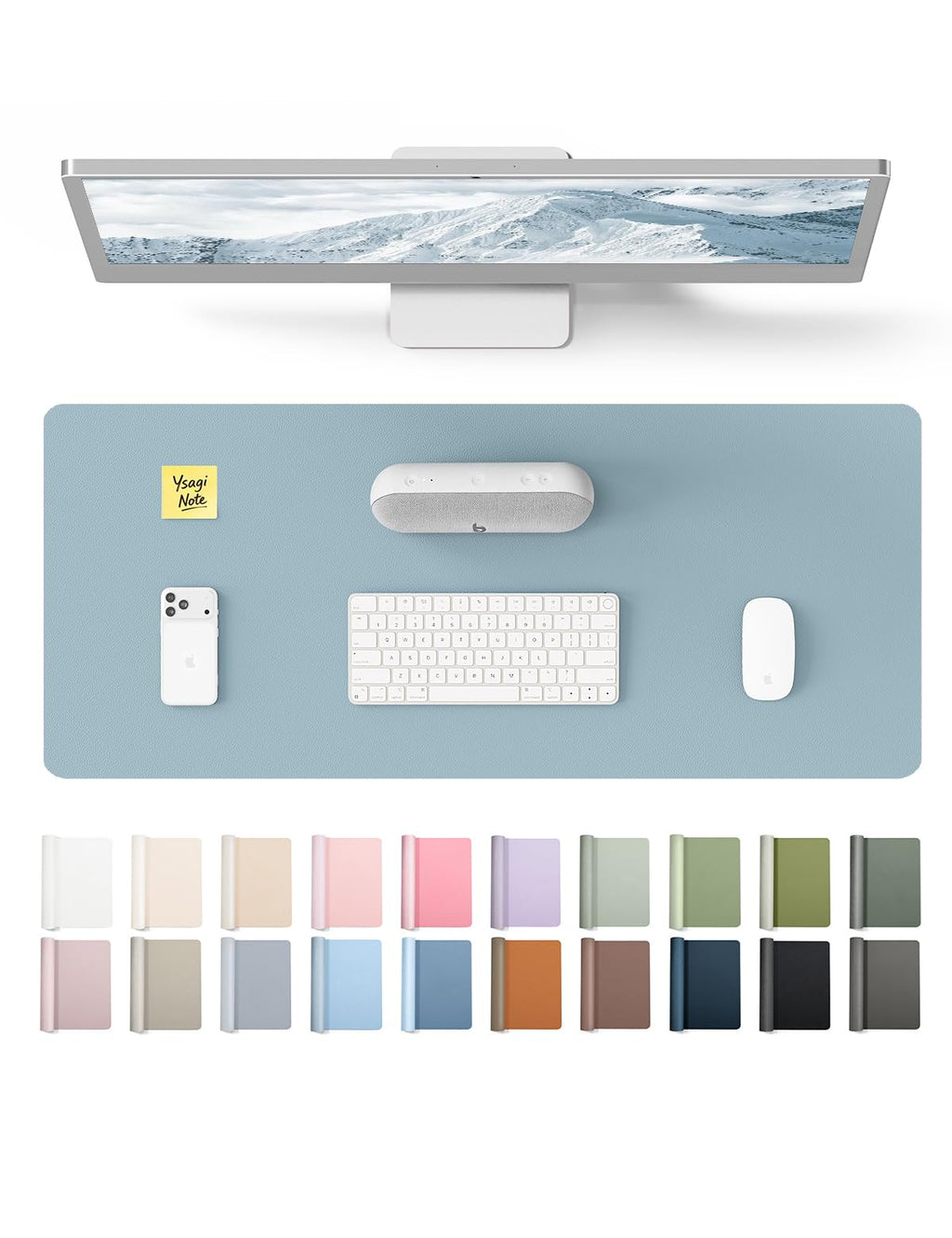 Waterproof PU Leather Desk Mat