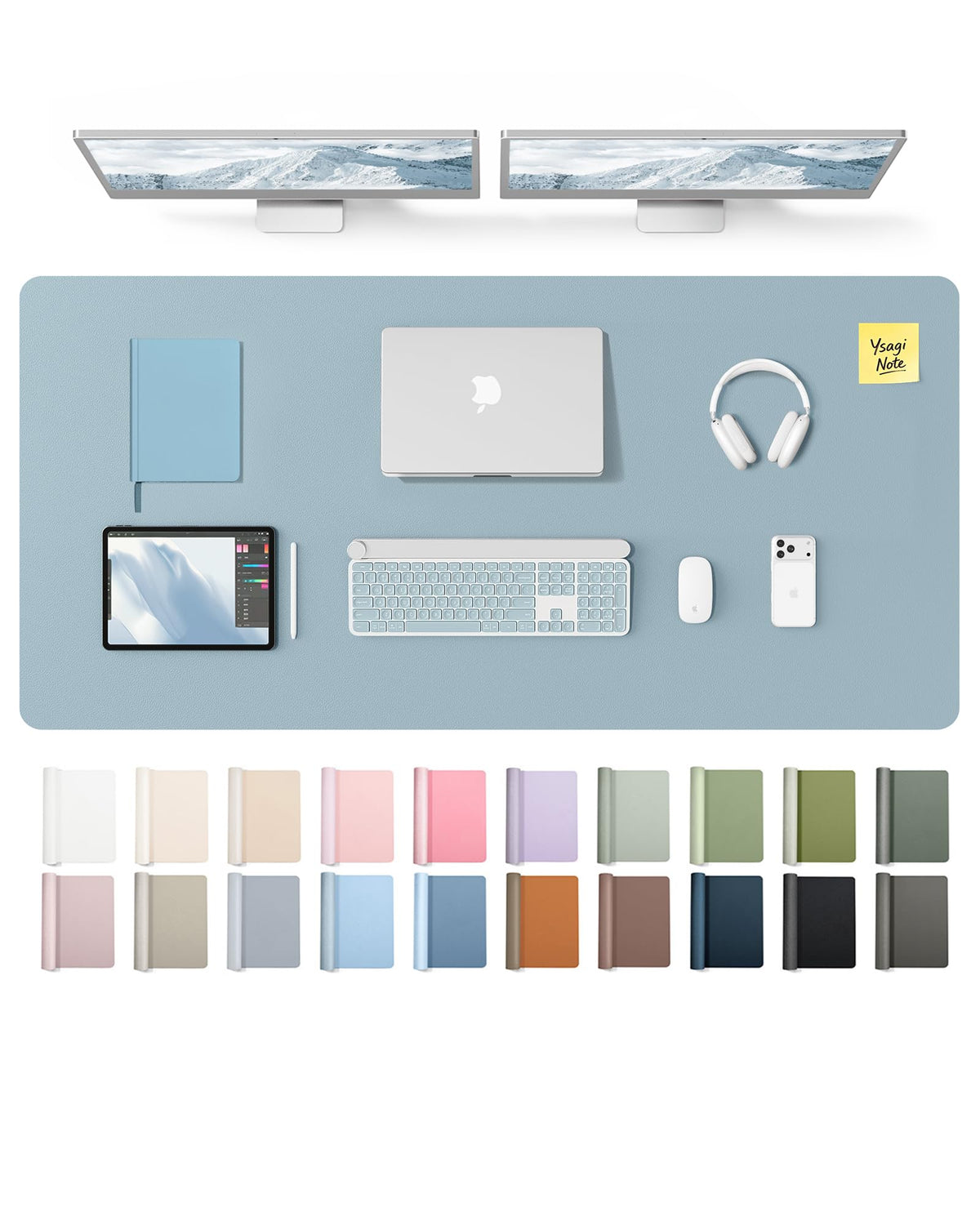 Waterproof PU Leather Desk Mat