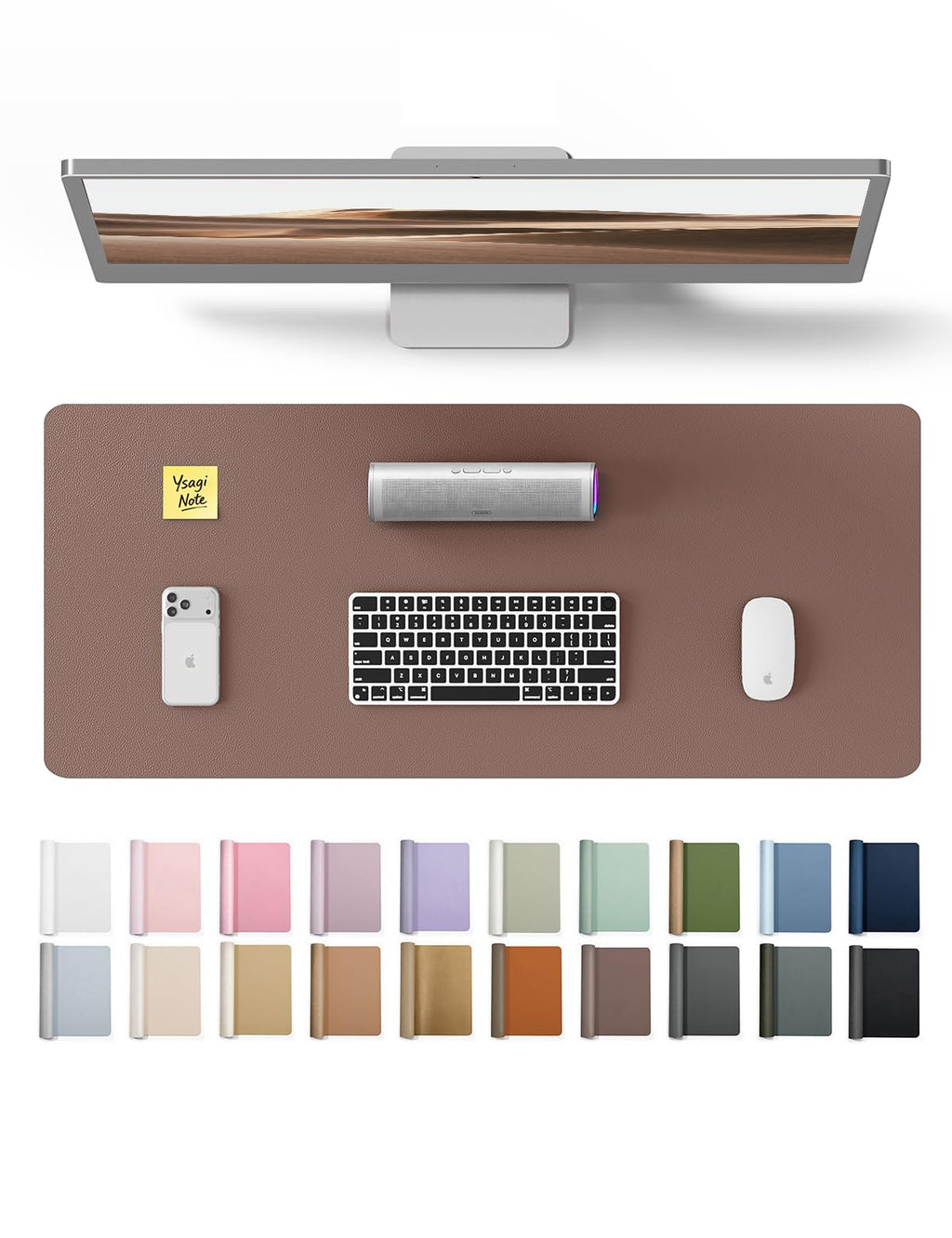 Waterproof PU Leather Desk Mat