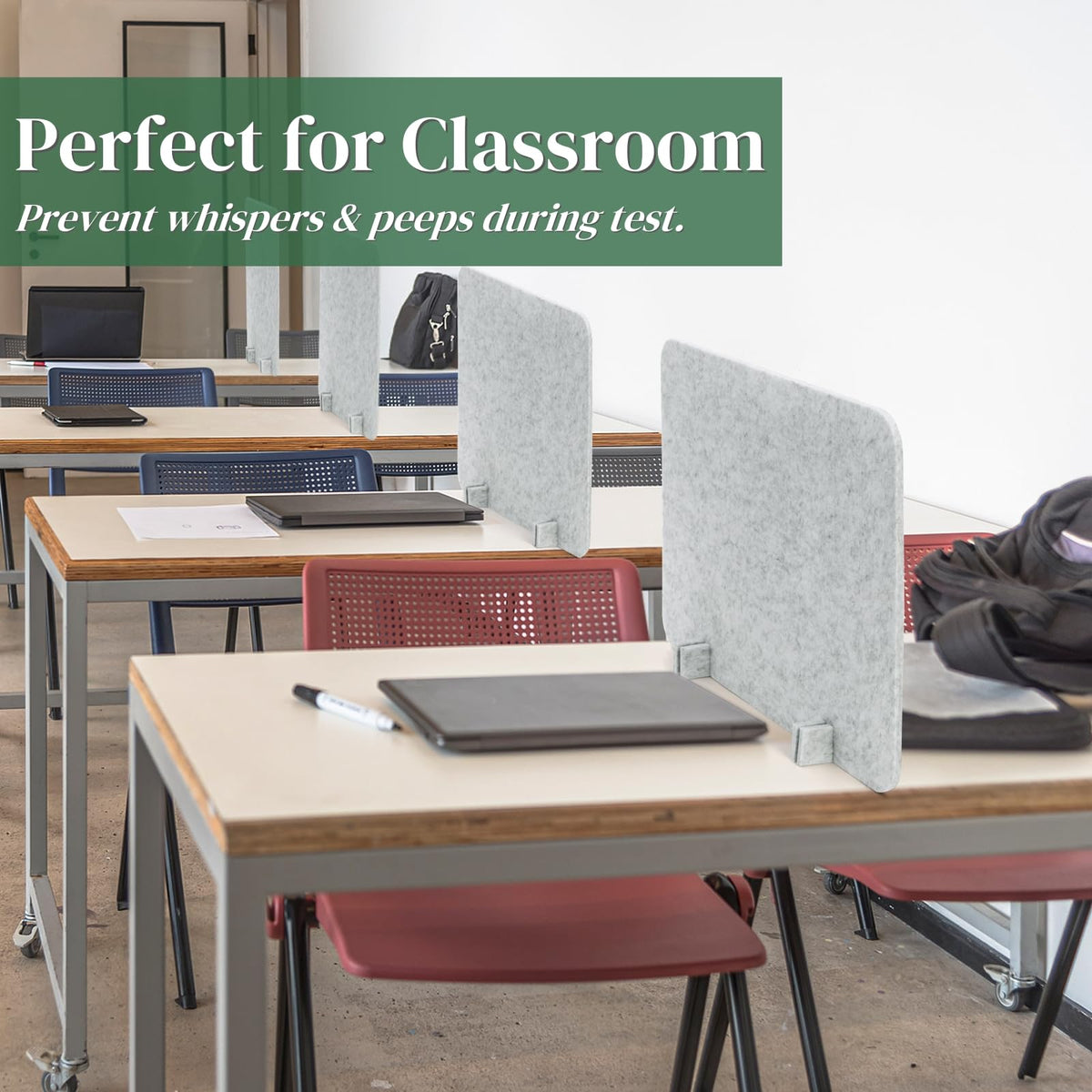 Six-Pack Acoustic Desk Panels
