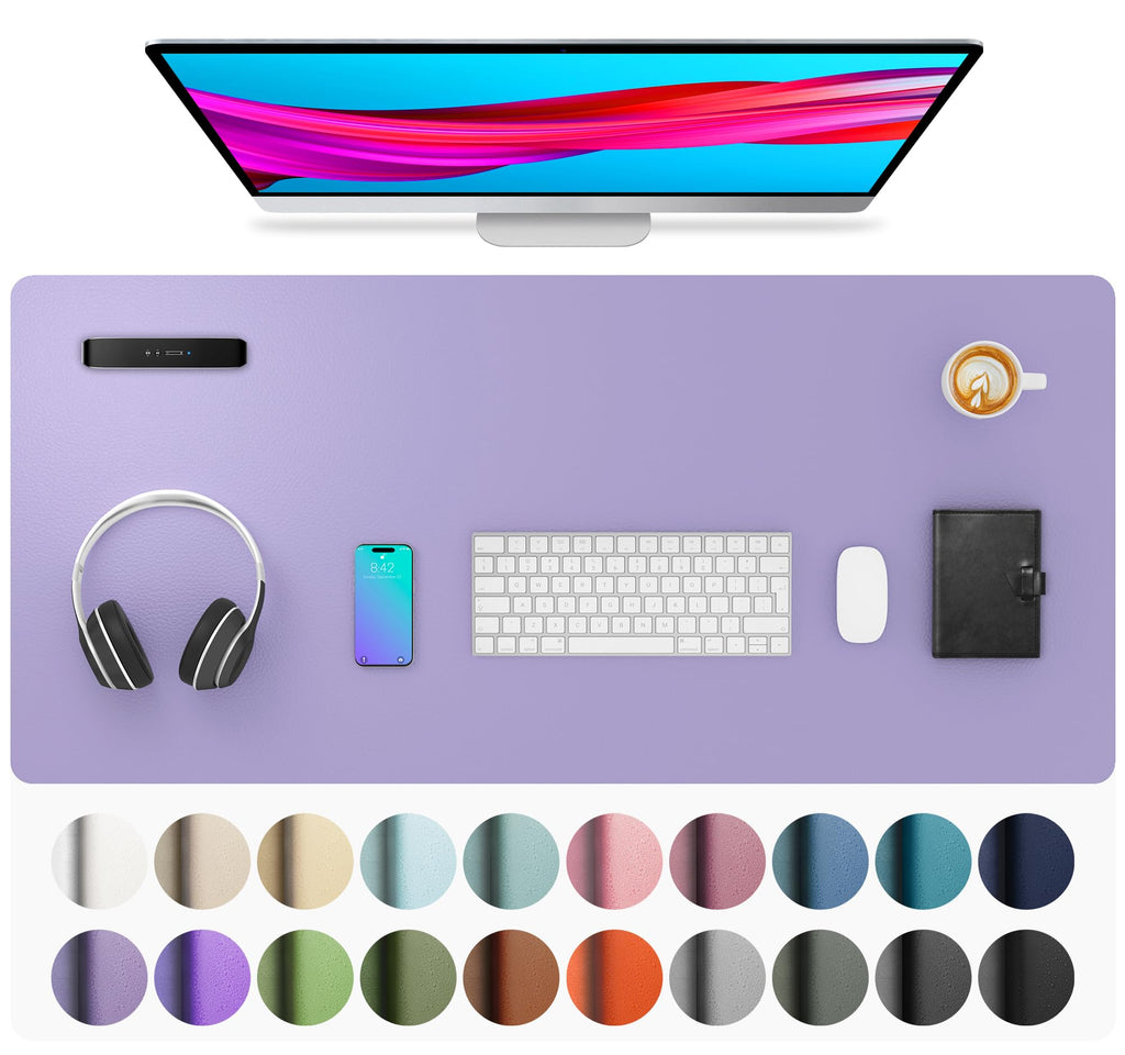 Non-Slip PU Leather Desk Mat