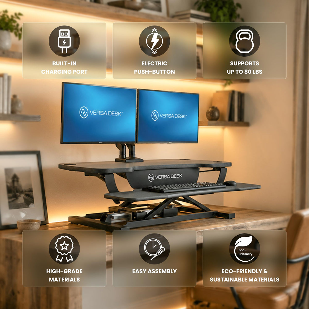 Electric Desktop Riser