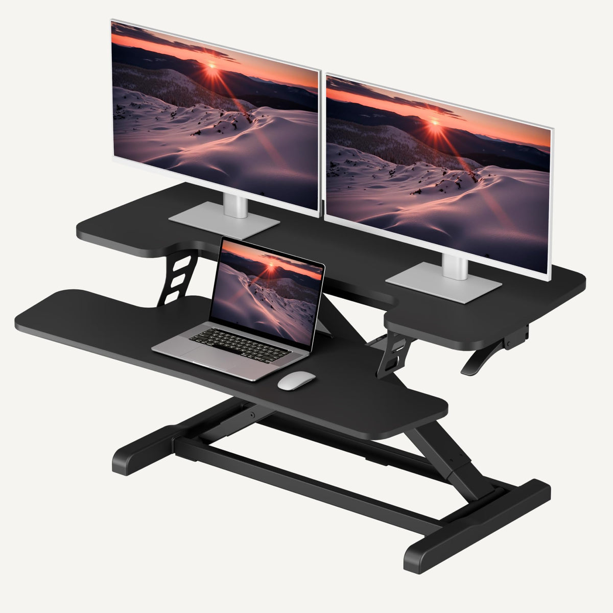 Standing Desk Converter with Keyboard Tray