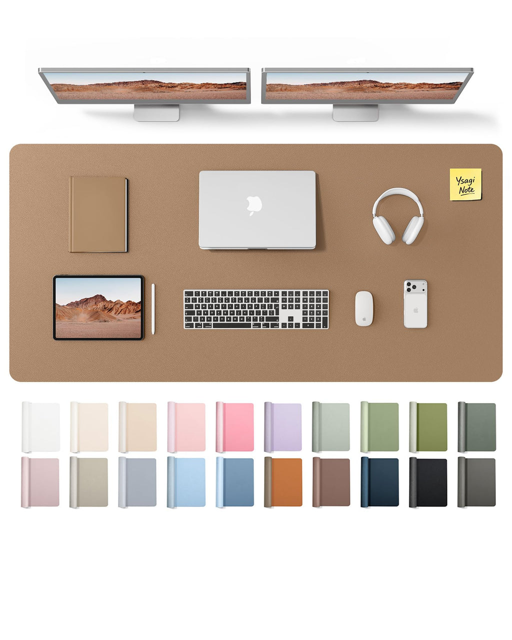 Waterproof PU Leather Desk Mat