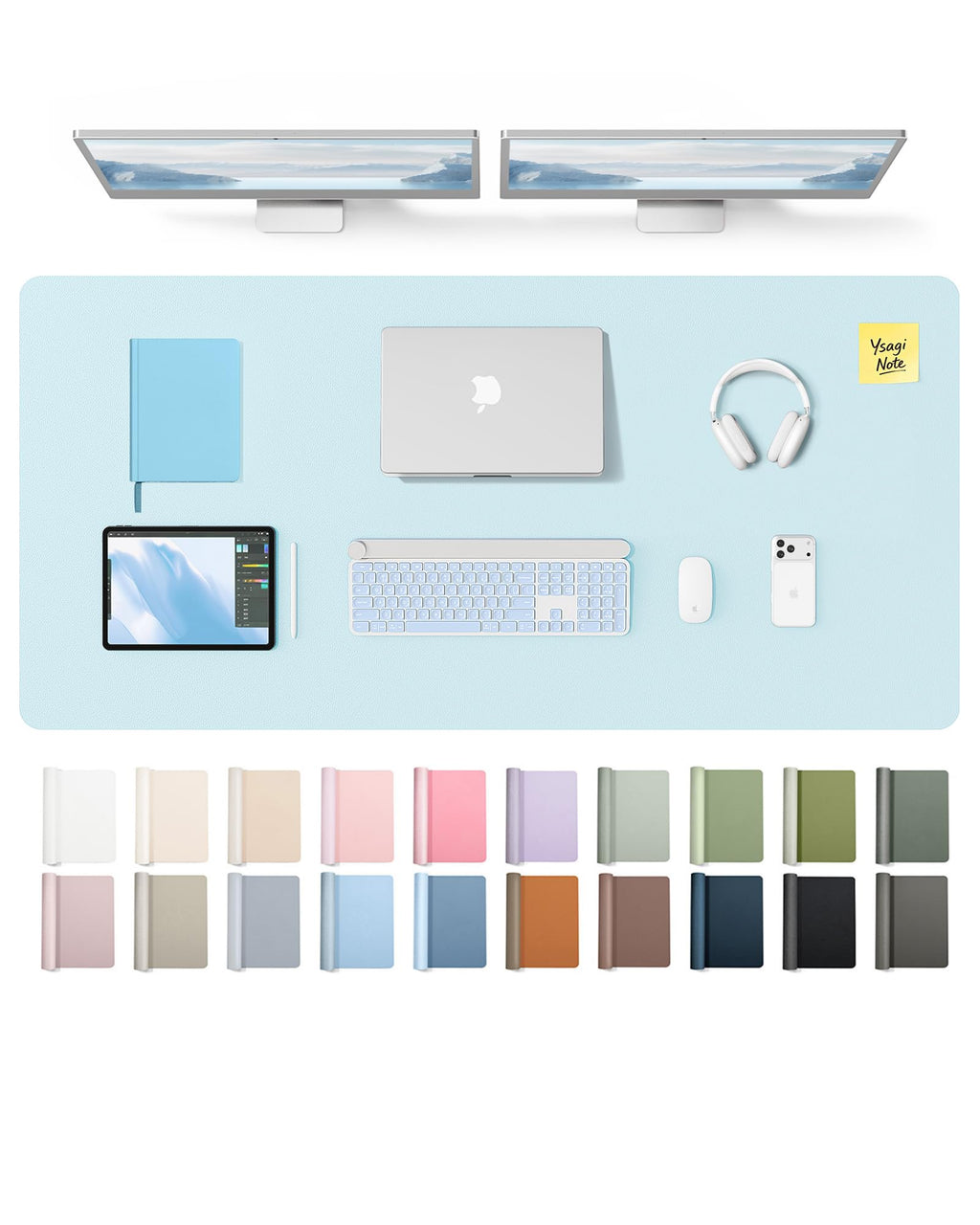 Waterproof PU Leather Desk Mat