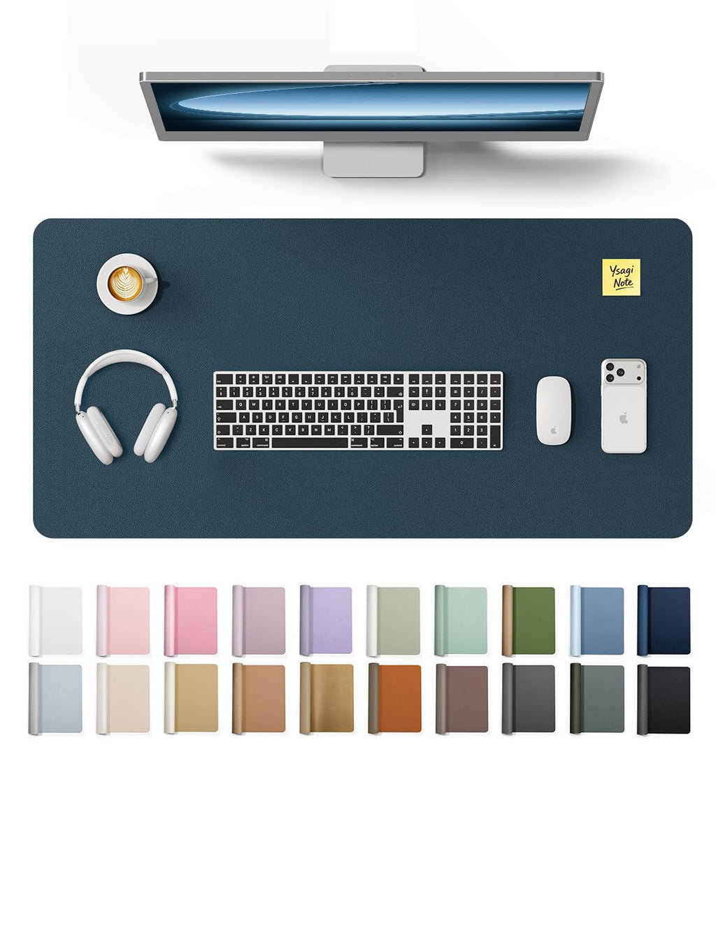 Waterproof PU Leather Desk Mat