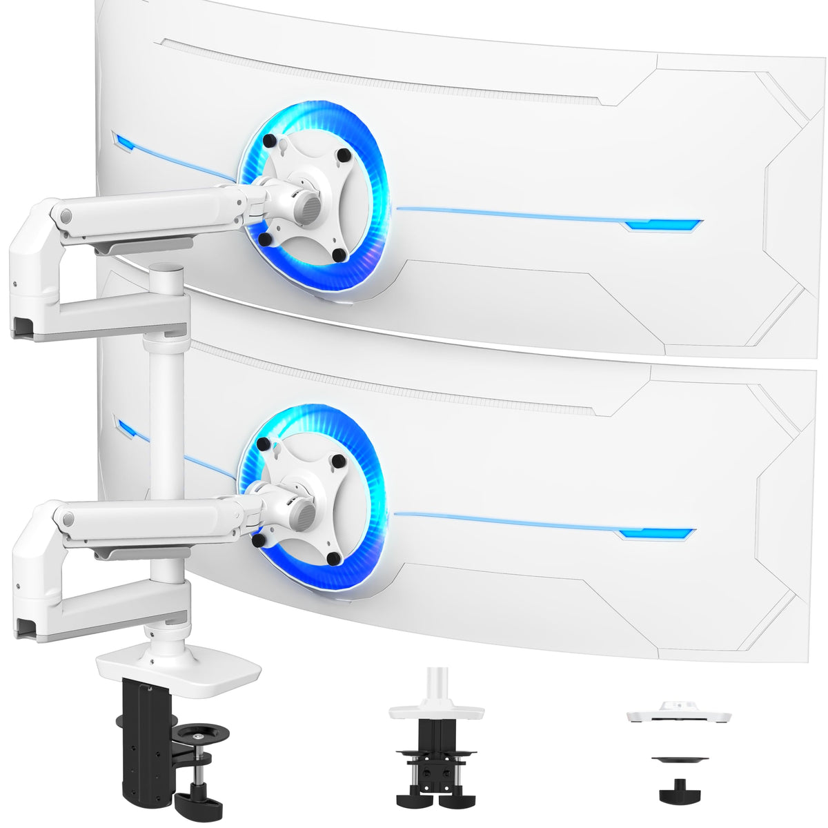 Adjustable Multi-Monitor Desk Arm