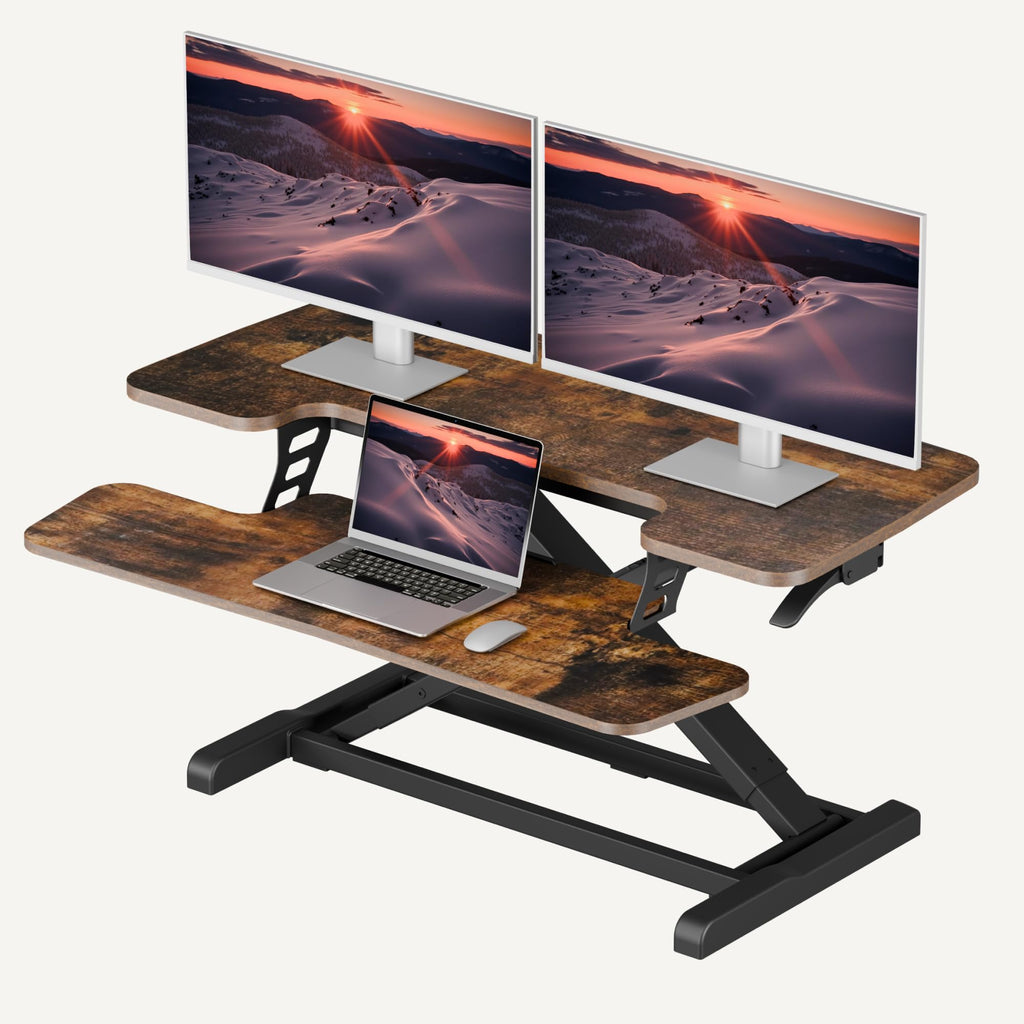 Standing Desk Converter with Keyboard Tray