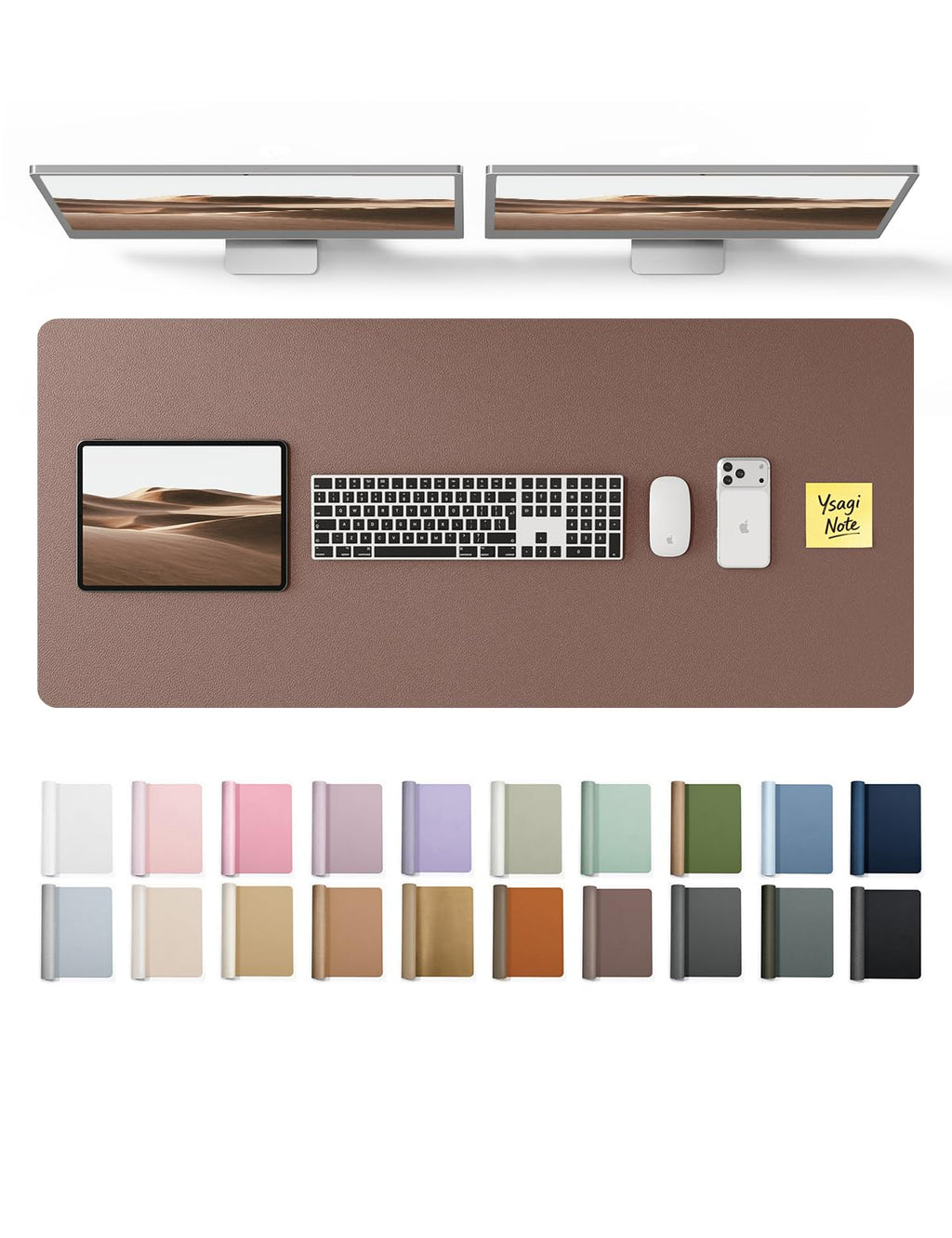 Waterproof PU Leather Desk Mat