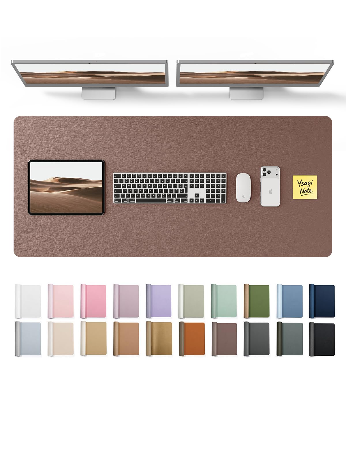 Waterproof PU Leather Desk Mat