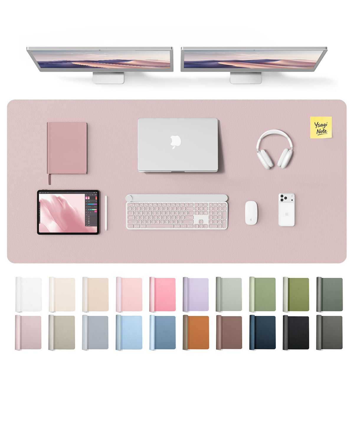 Waterproof PU Leather Desk Mat