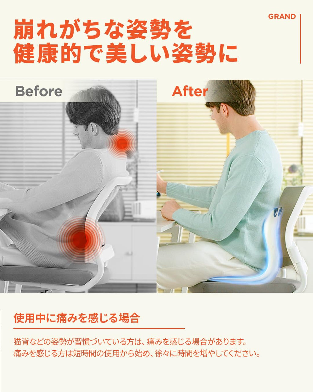 Ergonomic Back Support Seat