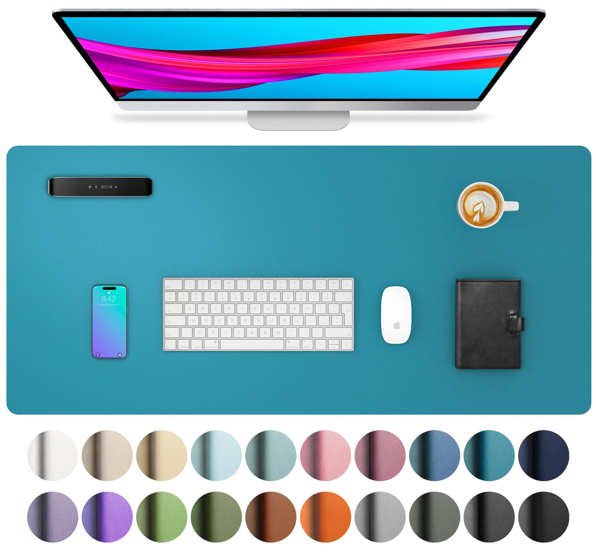 Non-Slip PU Leather Desk Mat