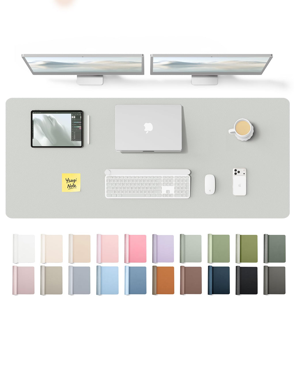 Waterproof PU Leather Desk Mat