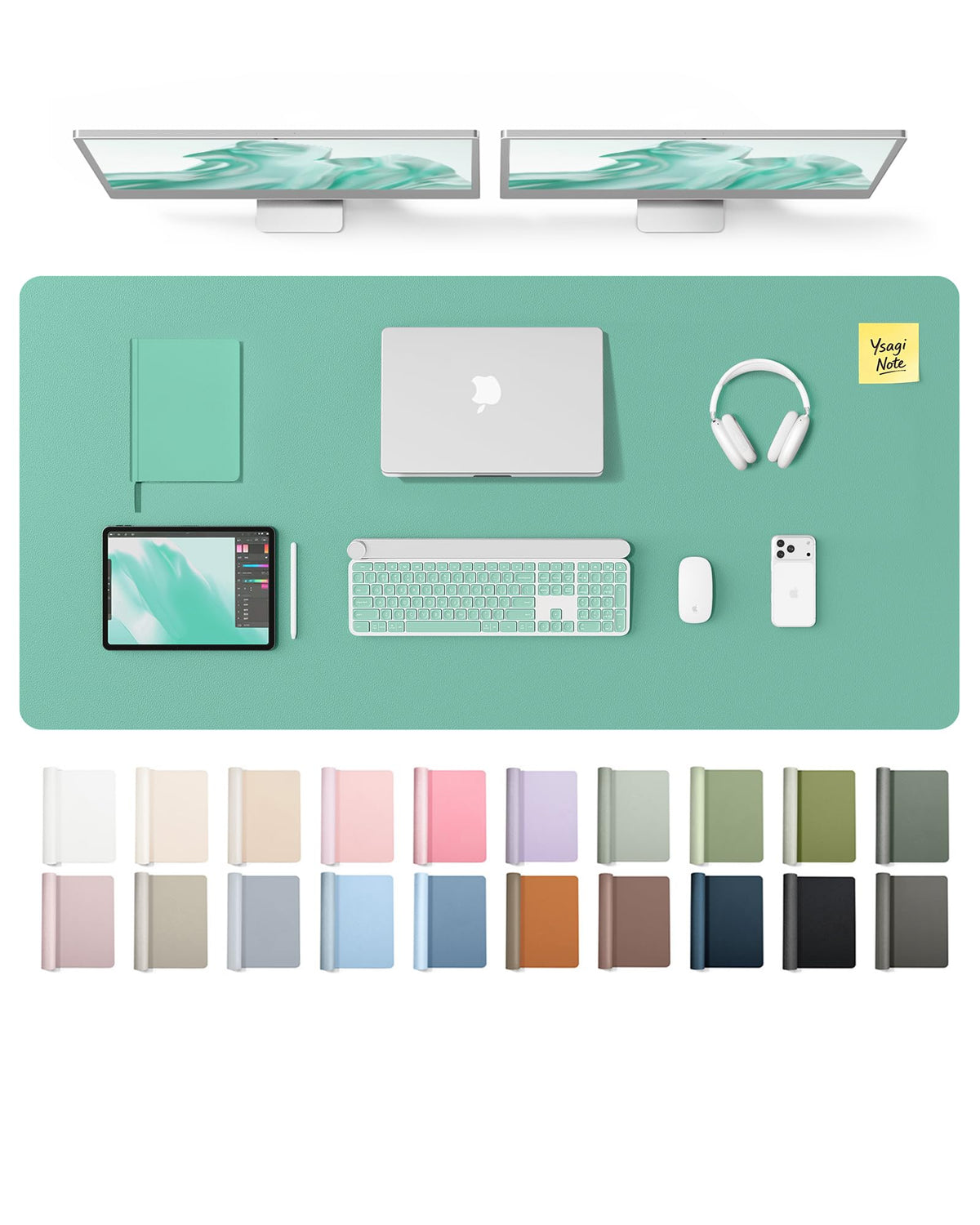 Waterproof PU Leather Desk Mat
