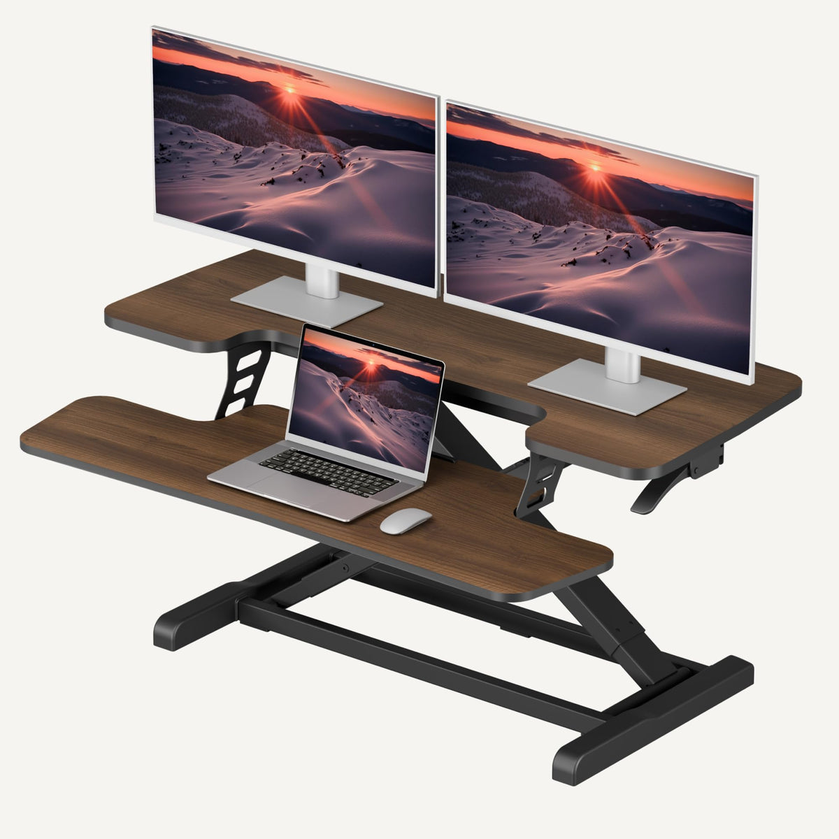 Standing Desk Converter with Keyboard Tray