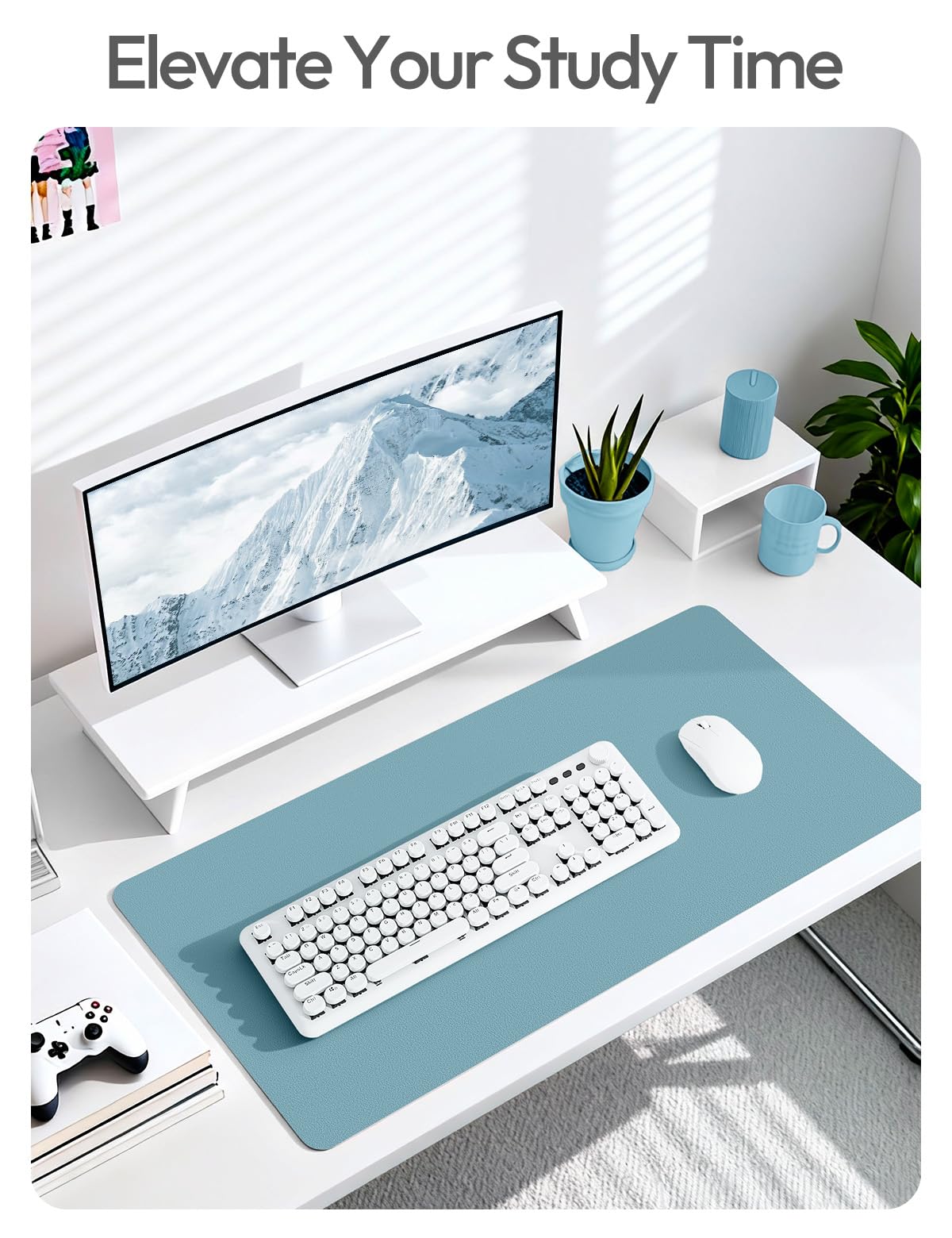 Waterproof PU Leather Desk Mat