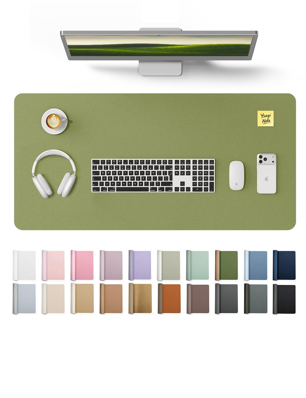 Waterproof PU Leather Desk Mat