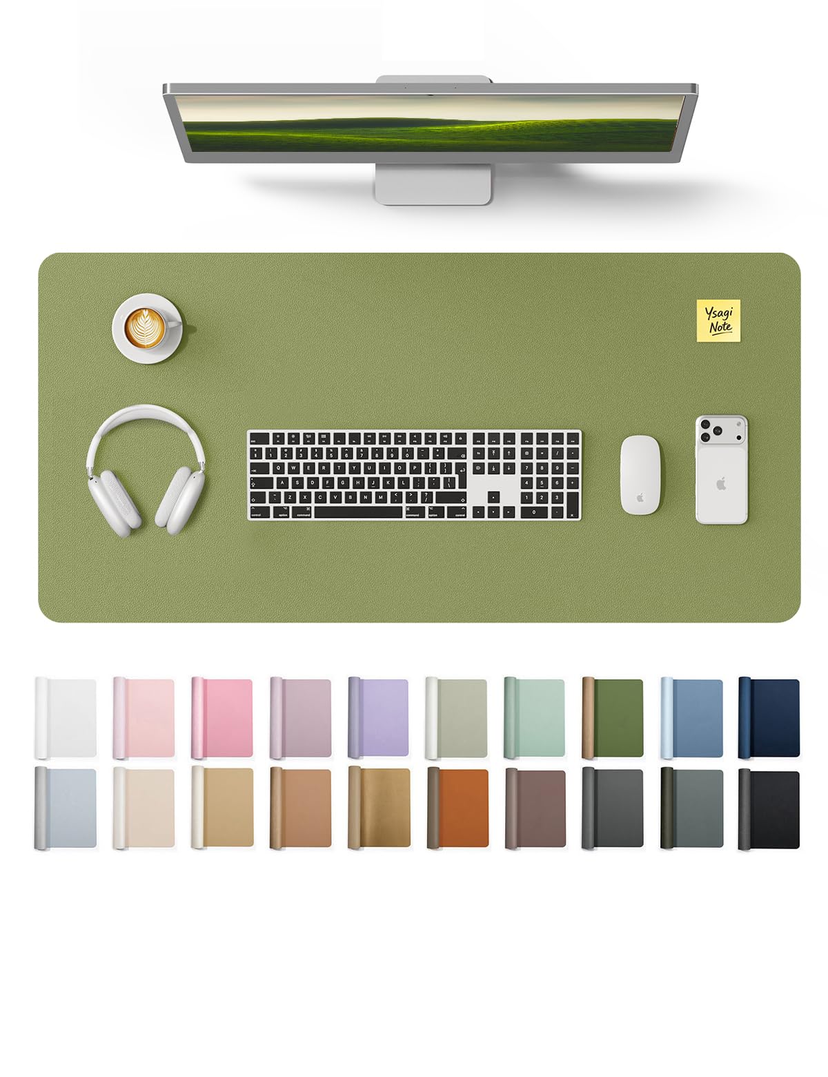 Waterproof PU Leather Desk Mat
