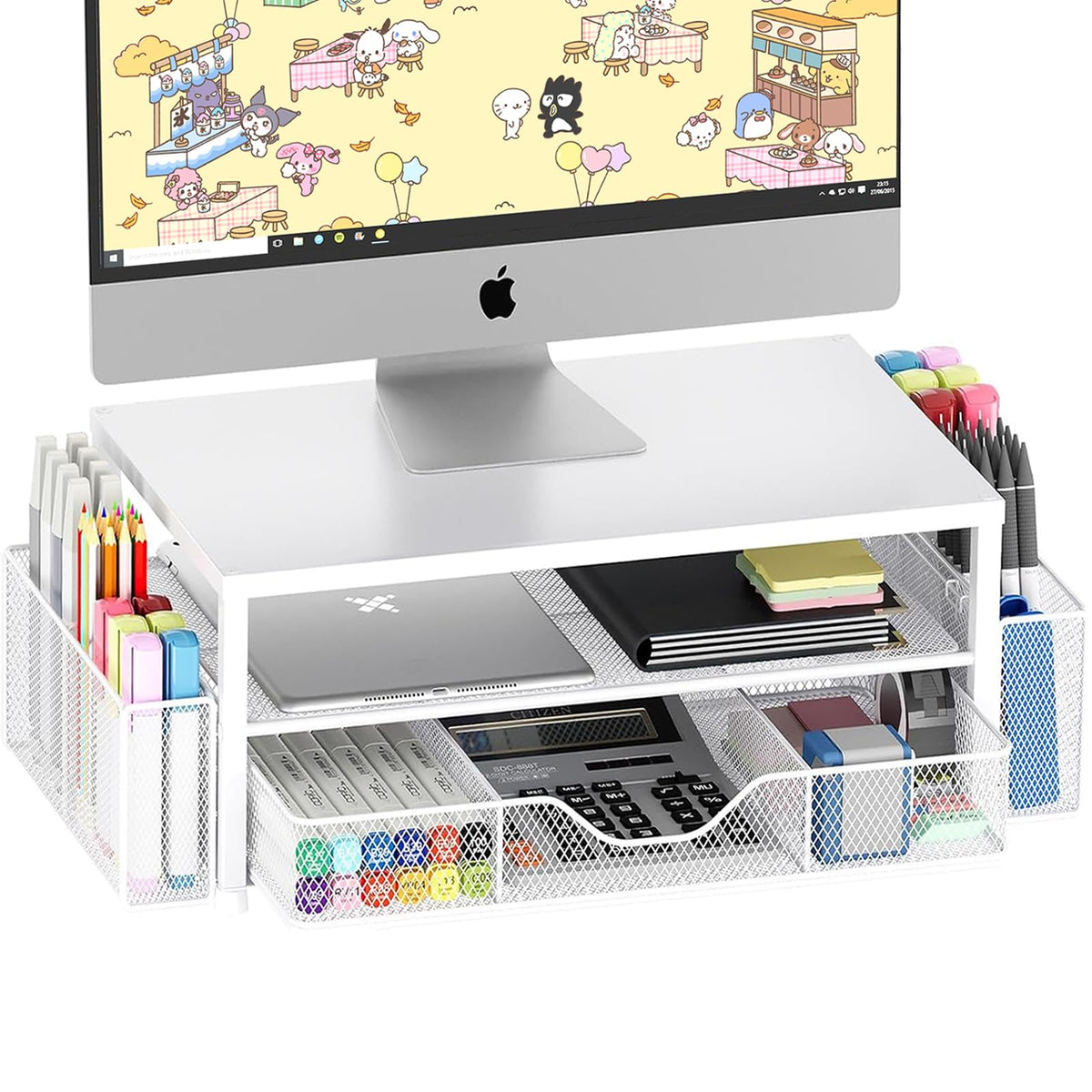 Monitor Riser with Drawer