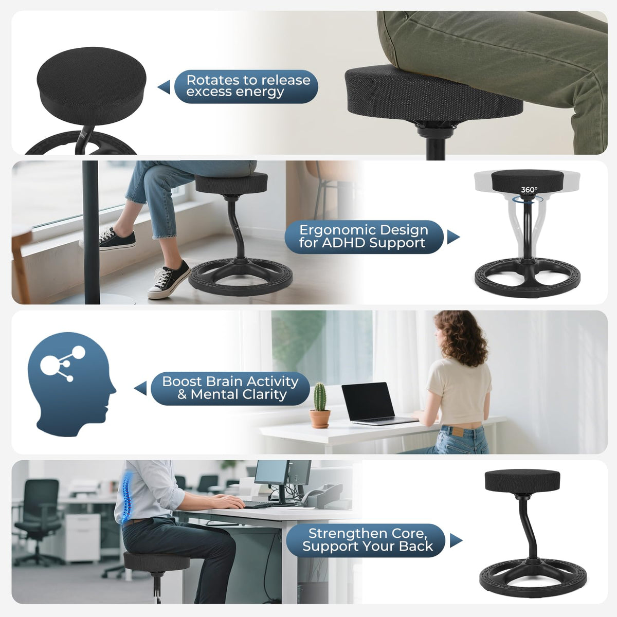 Washable Active Sitting Stool