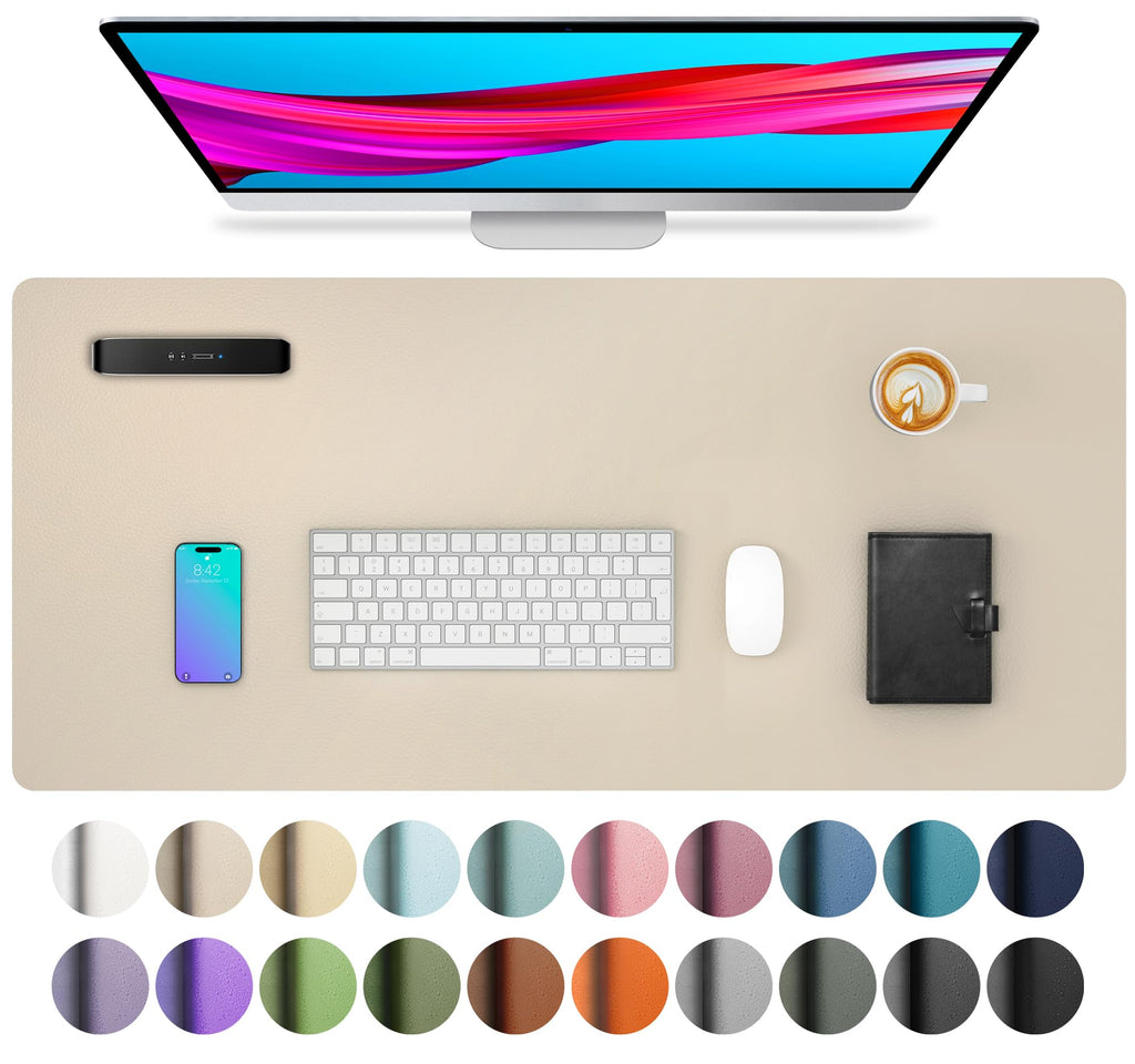 Non-Slip PU Leather Desk Mat