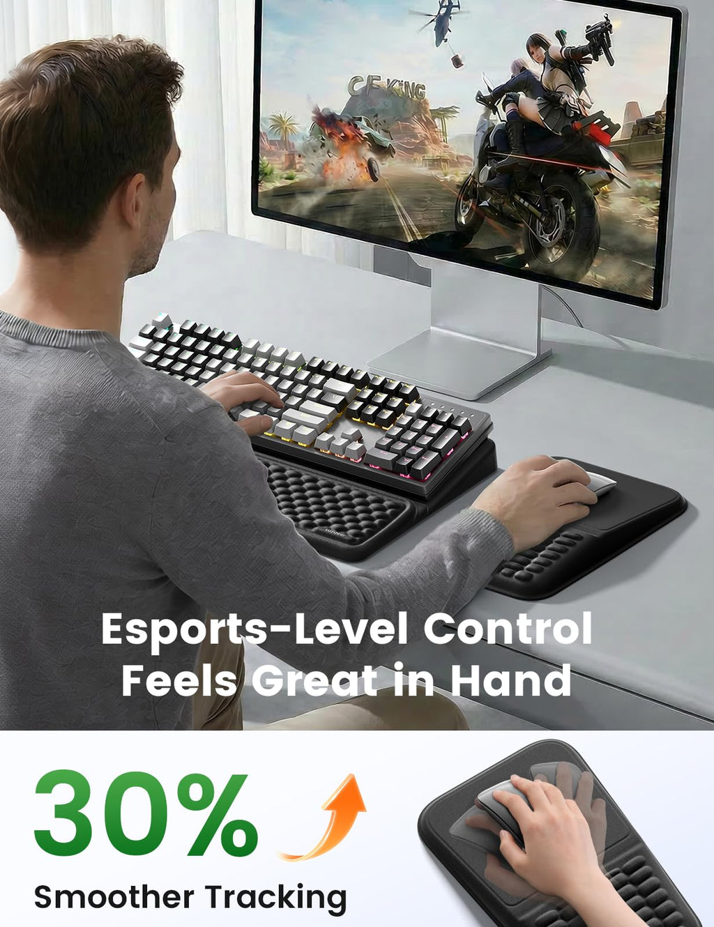 Keyboard and Mouse Wrist Rest Set