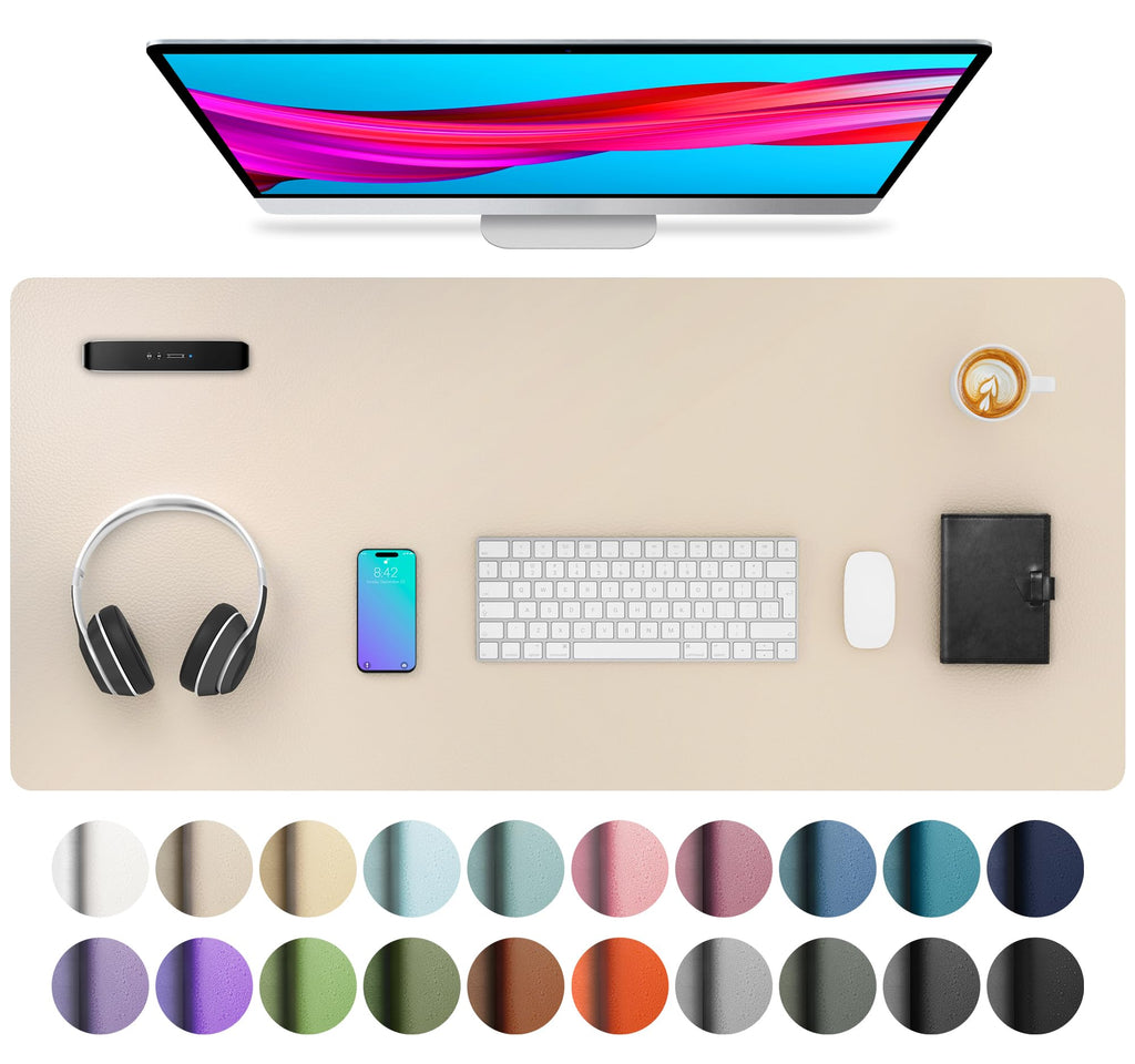 Non-Slip PU Leather Desk Mat