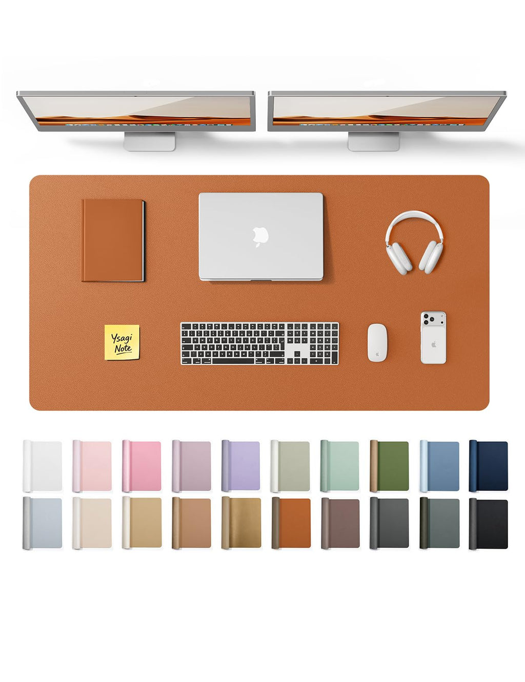 Waterproof PU Leather Desk Mat