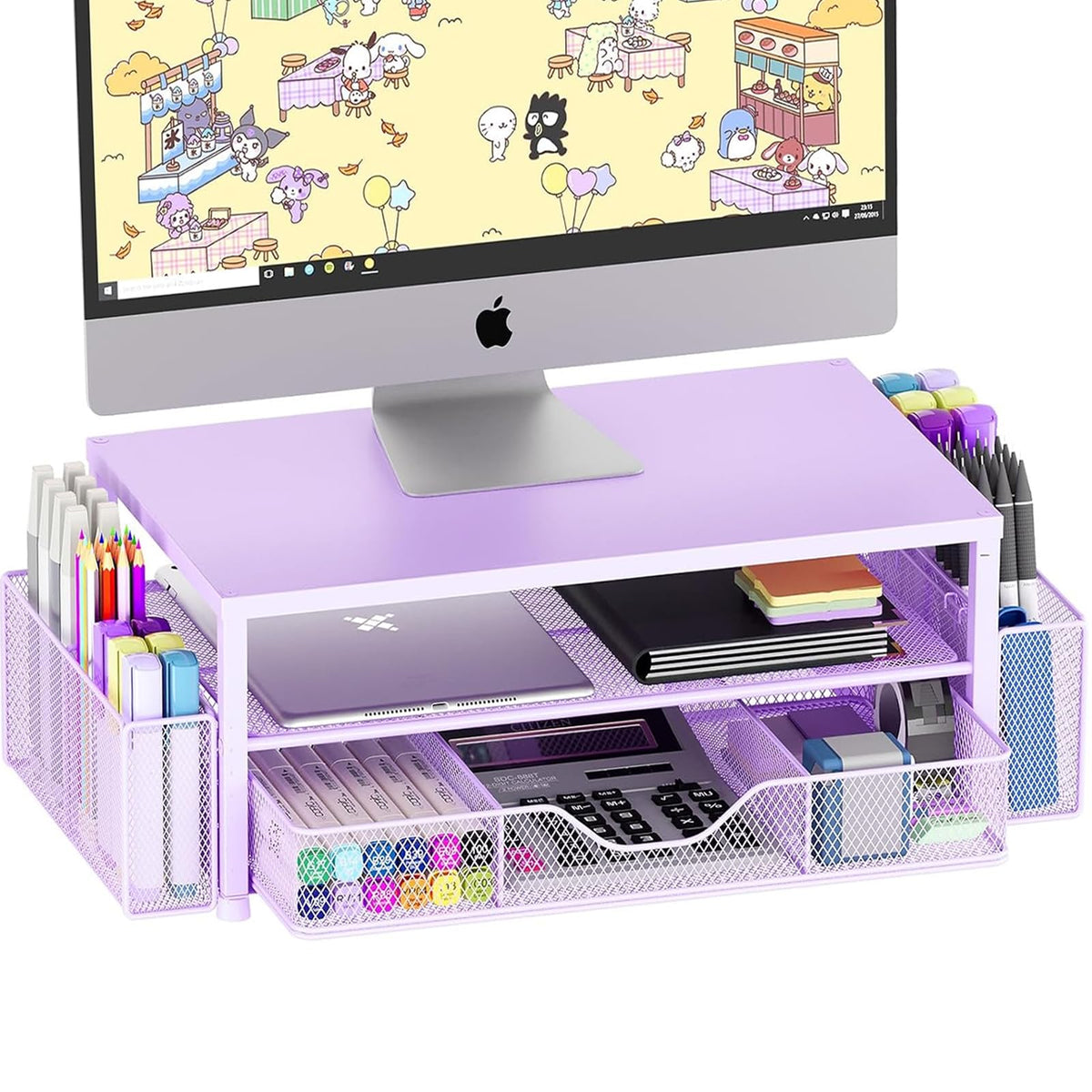 Monitor Riser with Drawer