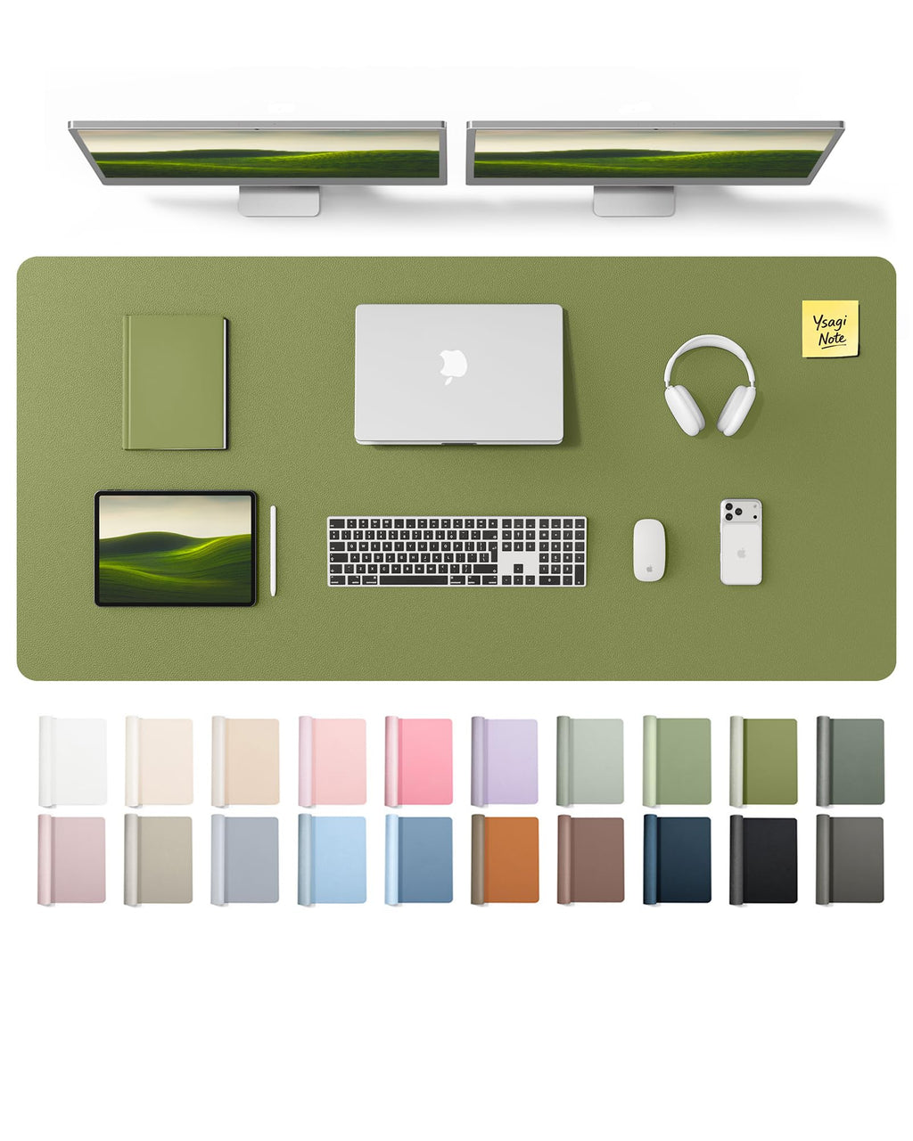 Waterproof PU Leather Desk Mat
